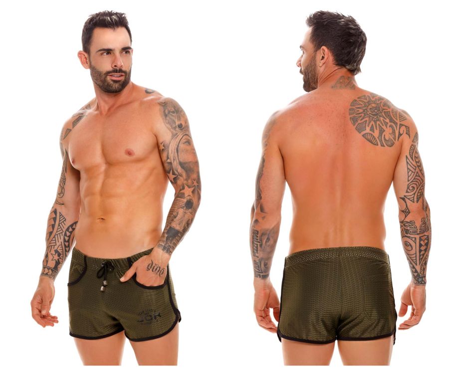 JOR 1691 Electro Athletic Shorts Green