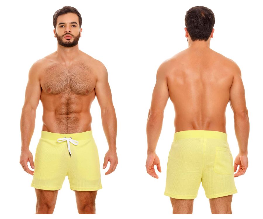 JOR 1813 Tulum Athletic Shorts Lemon