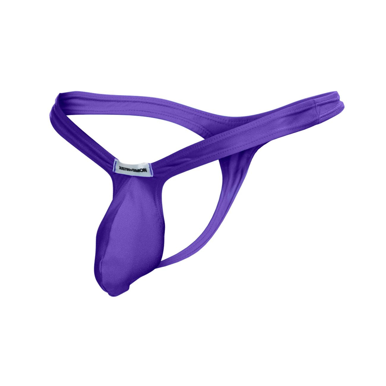 JUSTIN+SIMON XSJBU02 Bulge Thongs Purple Plus Sizes