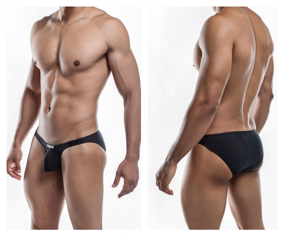 Joe Snyder JSBUL04-Pol Polyester Bulge Full Bikini Black Poly