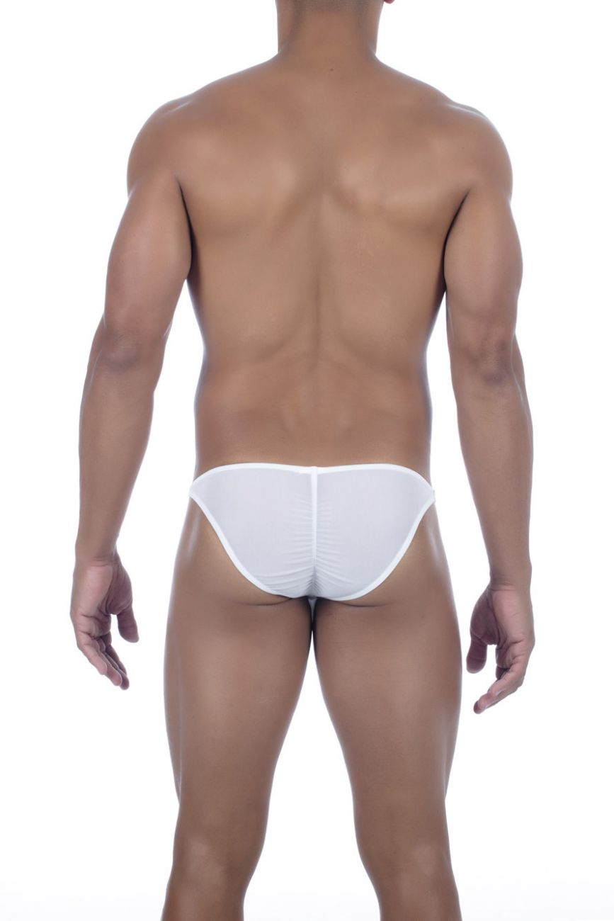 Joe Snyder JSMBUL01 Maxibulge Bikini White Mesh