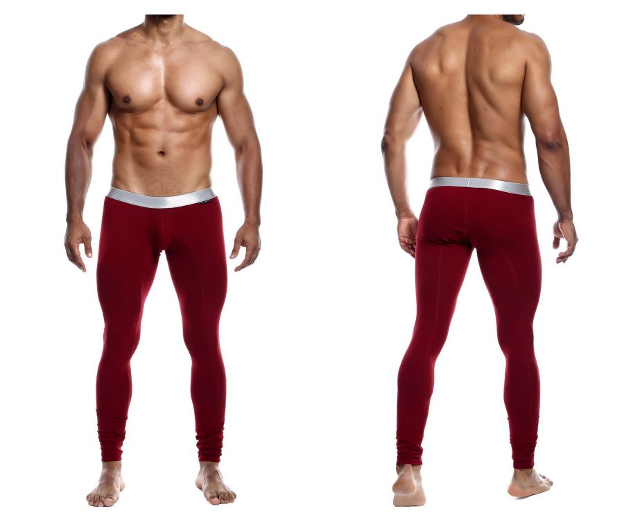 MaleBasics MB105 Classic Pima Long Johns Wine