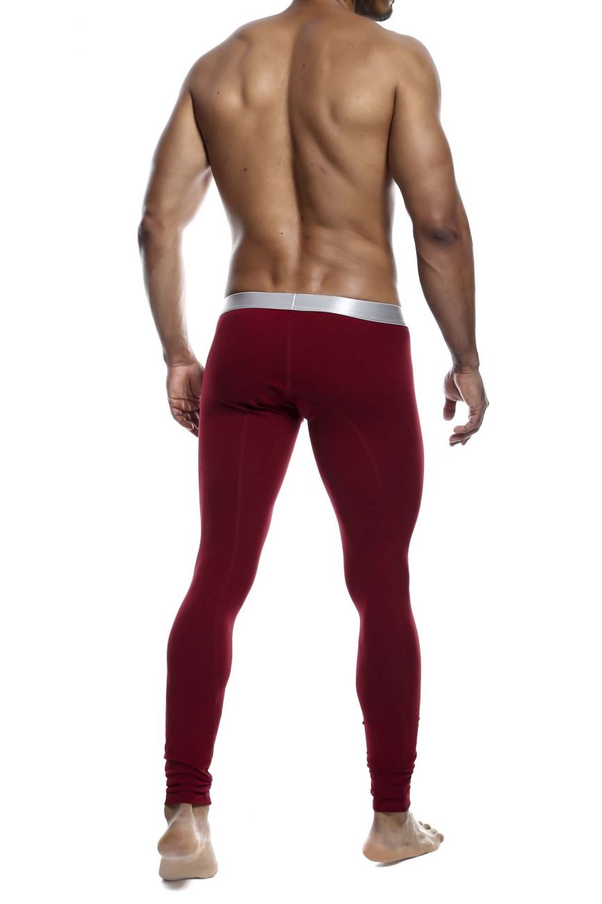MaleBasics MB105 Classic Pima Long Johns Wine