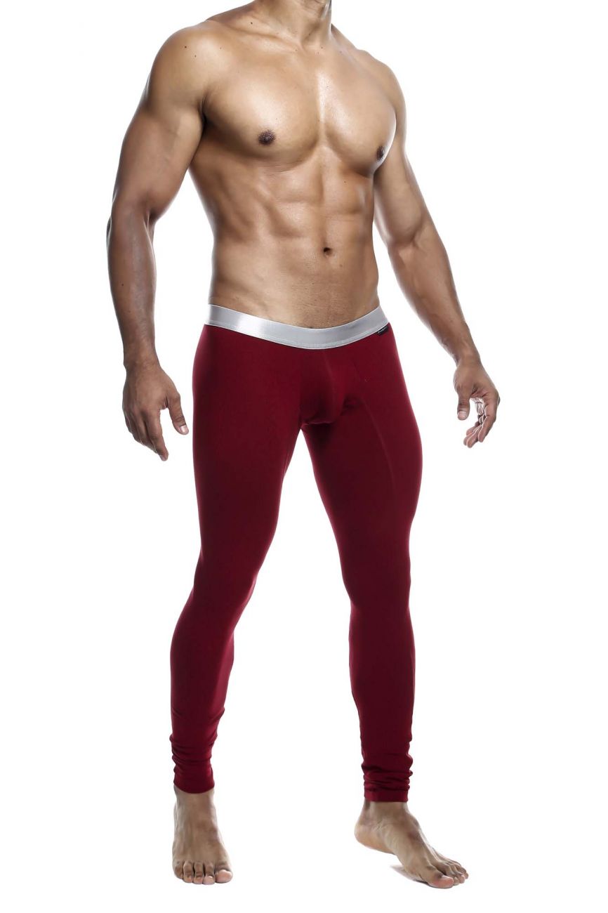 MaleBasics MB105 Classic Pima Long Johns Wine