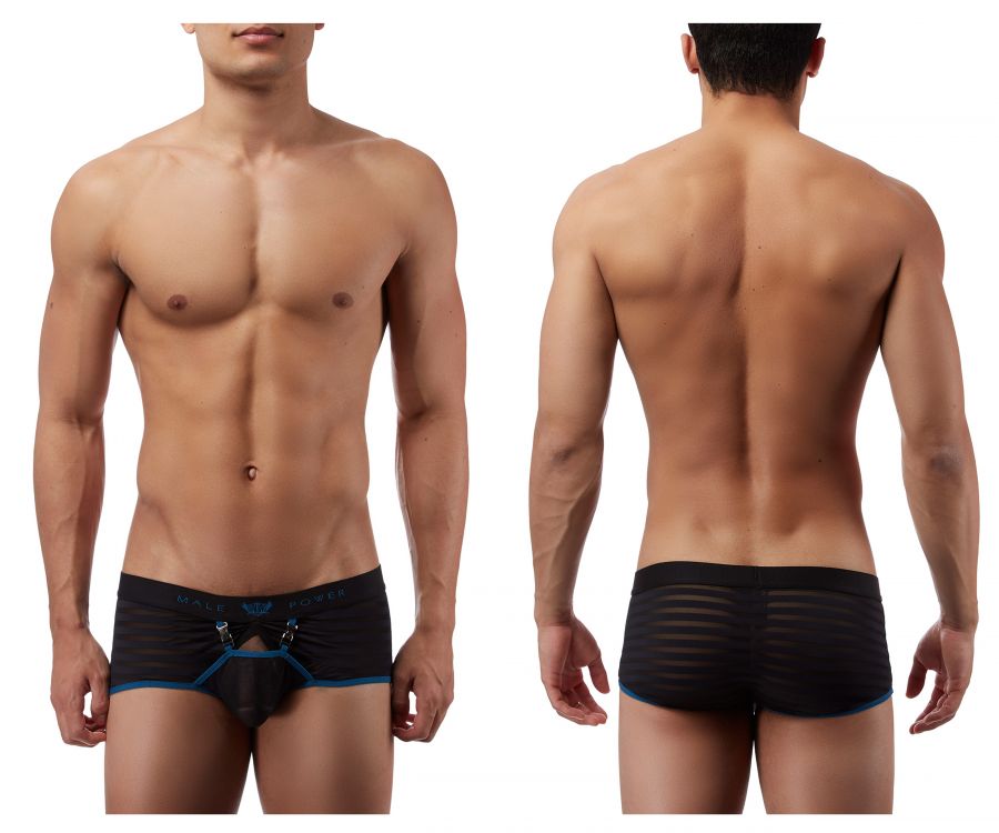 Male Power 135239 Clip Tease Clip Mini Short Boxer Briefs