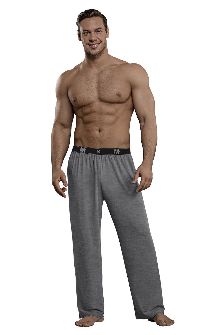 Male Power 188-253 Bamboo Lounge Pants Gray