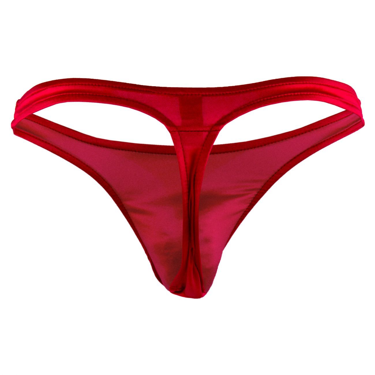 Male Power 442076 Satin Lycra Sexy Thong Red