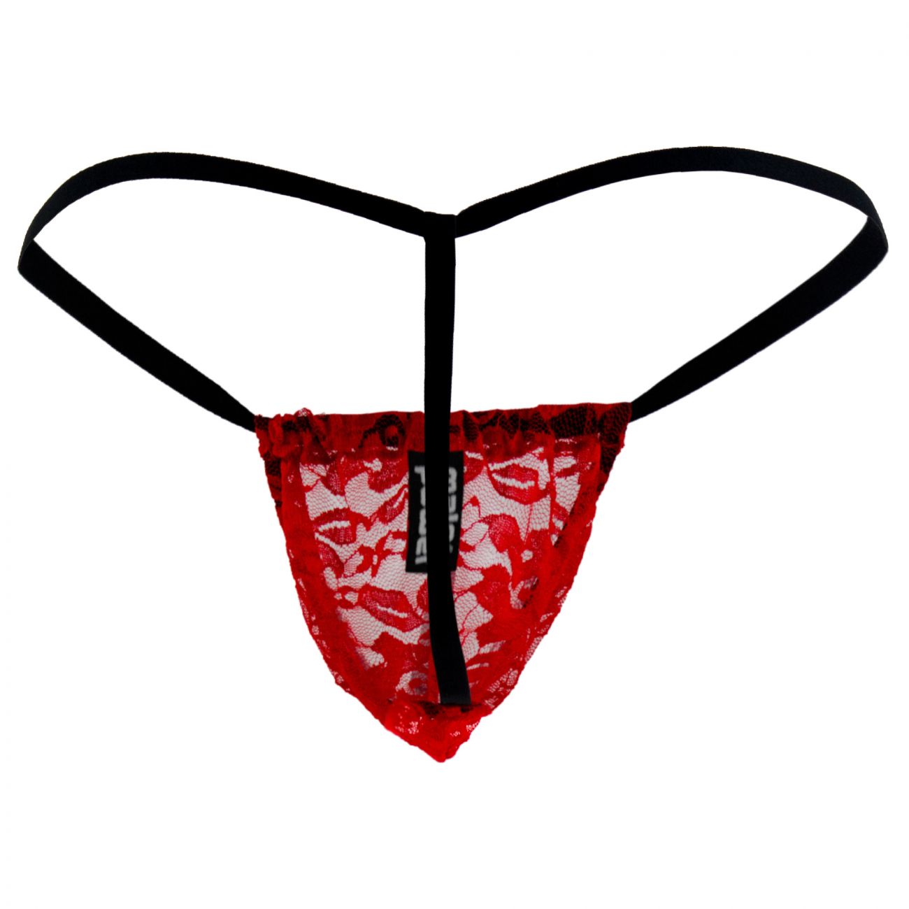Male Power 450162 Stretch Lace Posing Strap Thong Red