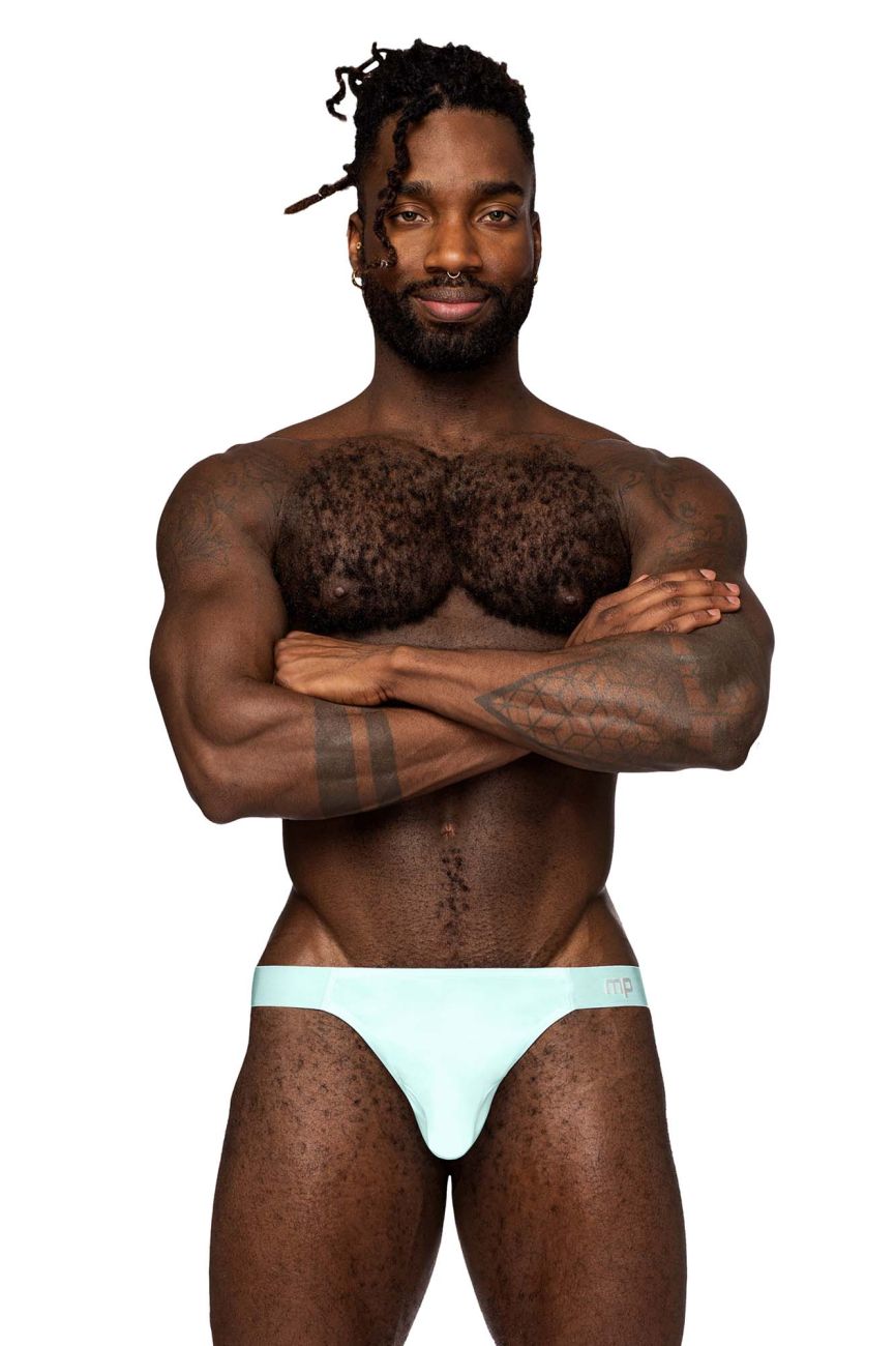 Male Power 462-281 Easy Breezy Thong Sleeve Aqua
