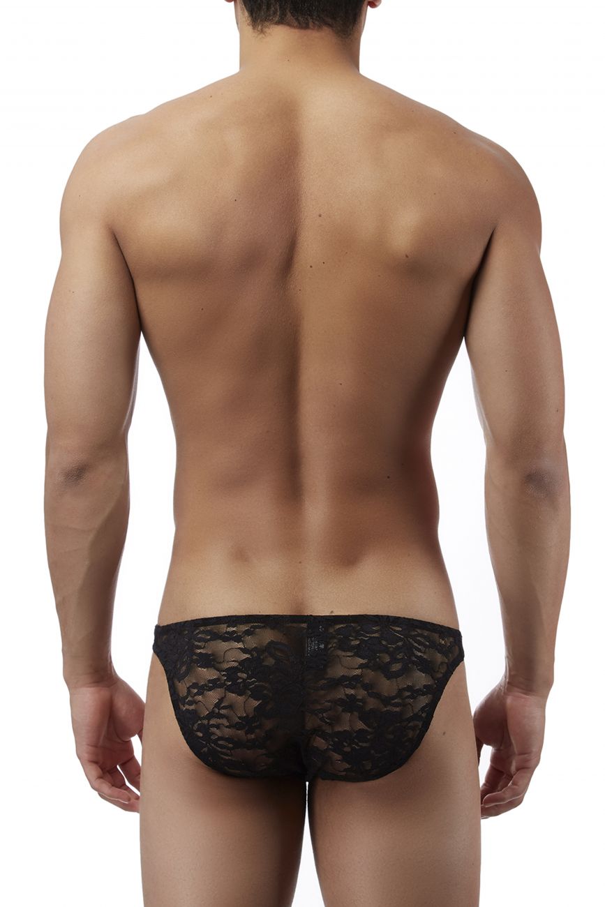 JCSTK - Male Power 491162 Stretch Lace Wonder Bikini Black