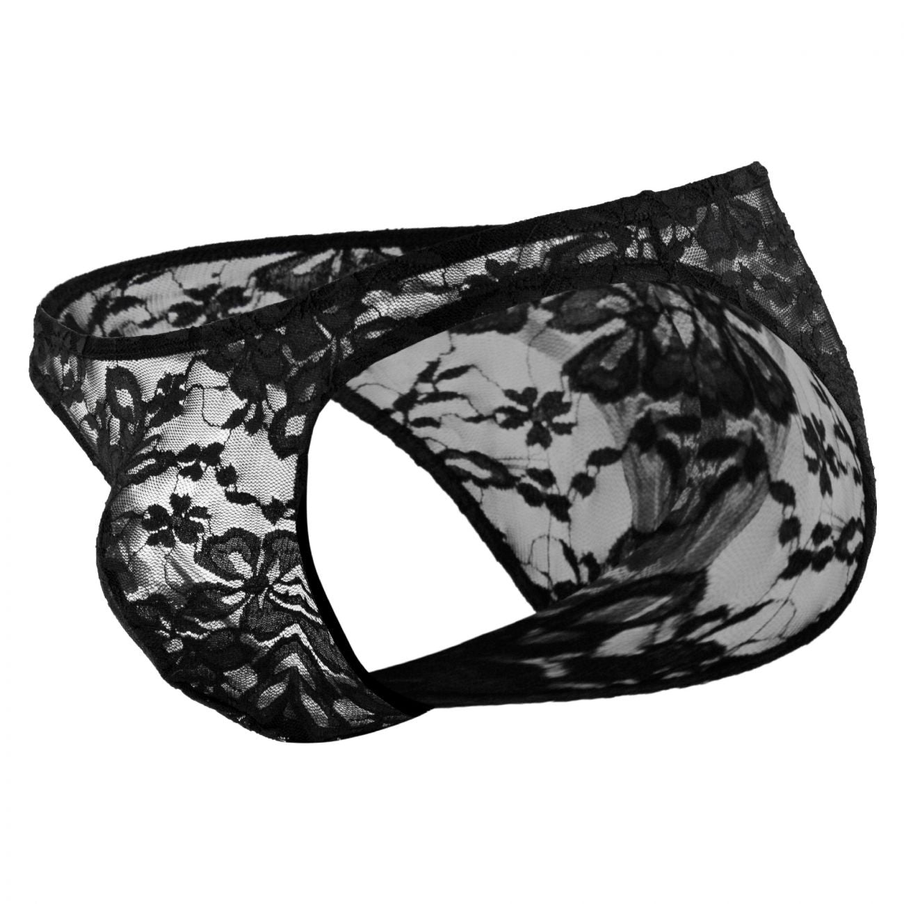 JCSTK - Male Power 491162 Stretch Lace Wonder Bikini Black