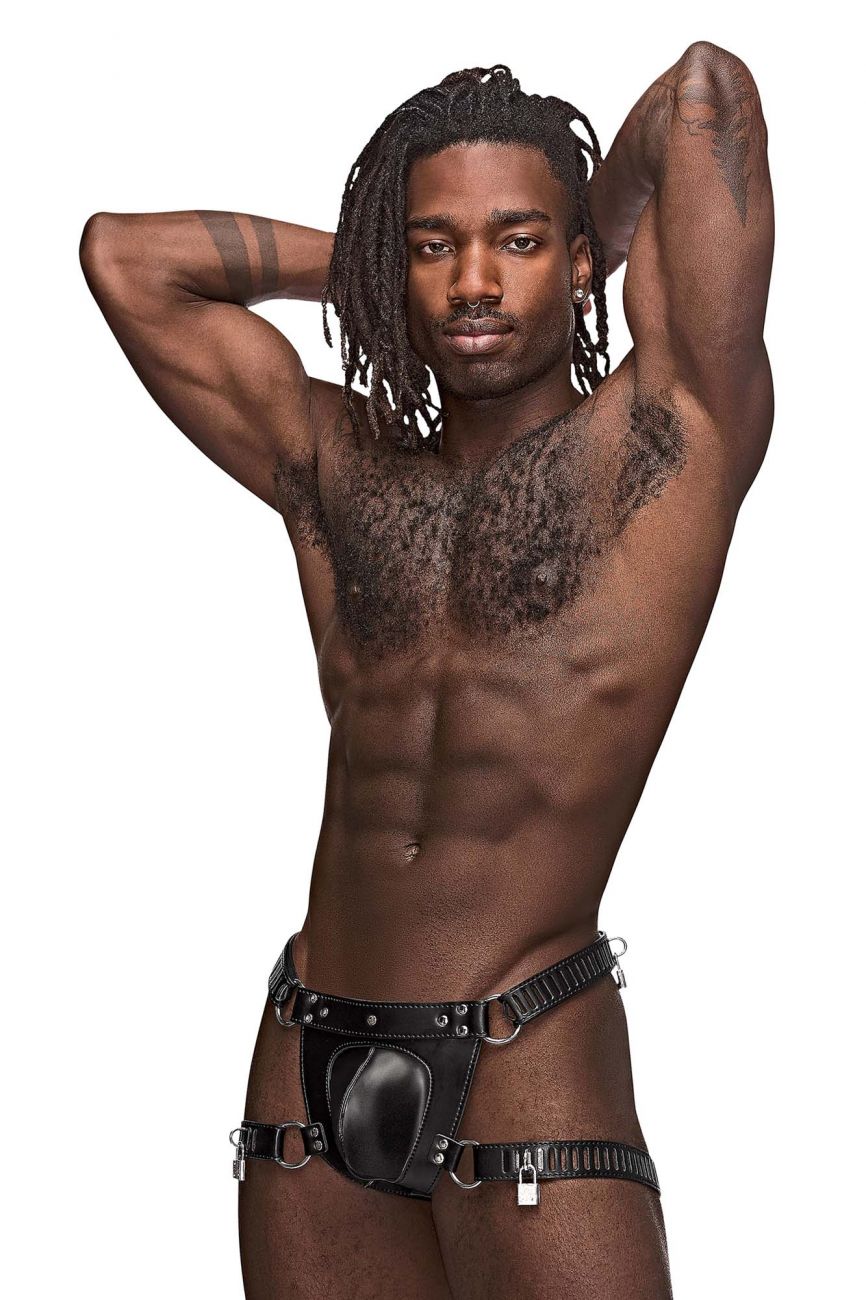 Male Power 550-266 Leather Scorpio Thongs