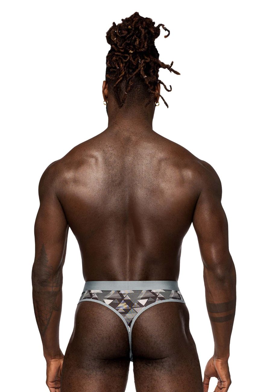 Male Power SMS-012 Sheer Prints Thong Optical