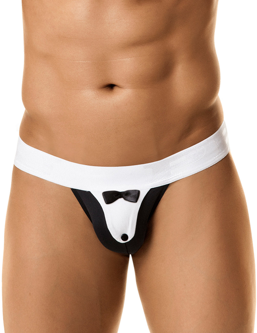 PPU 1312 Tuxedo Thong Black-White