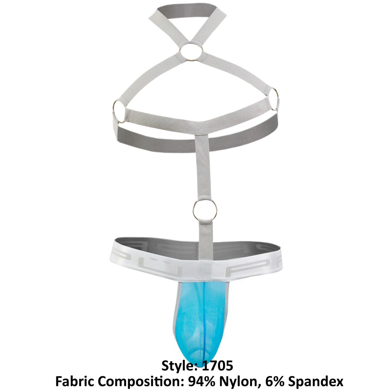 PPU 1705 Thong Harness Turquoise