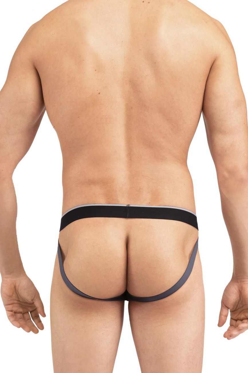 Papi UMPA006 2PK Jockstrap Black Gray