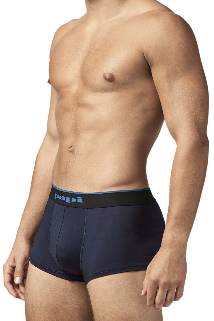 Papi UMPA048 Microflex Brazilian Trunks Teal-Graphic