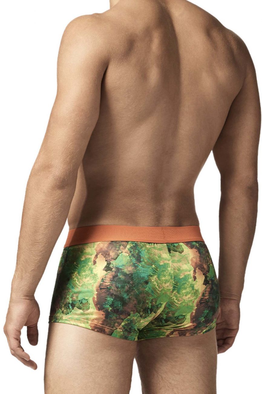 Papi UMPA050 Fashion Microflex Brazilian Trunks Sunrise Multi Print