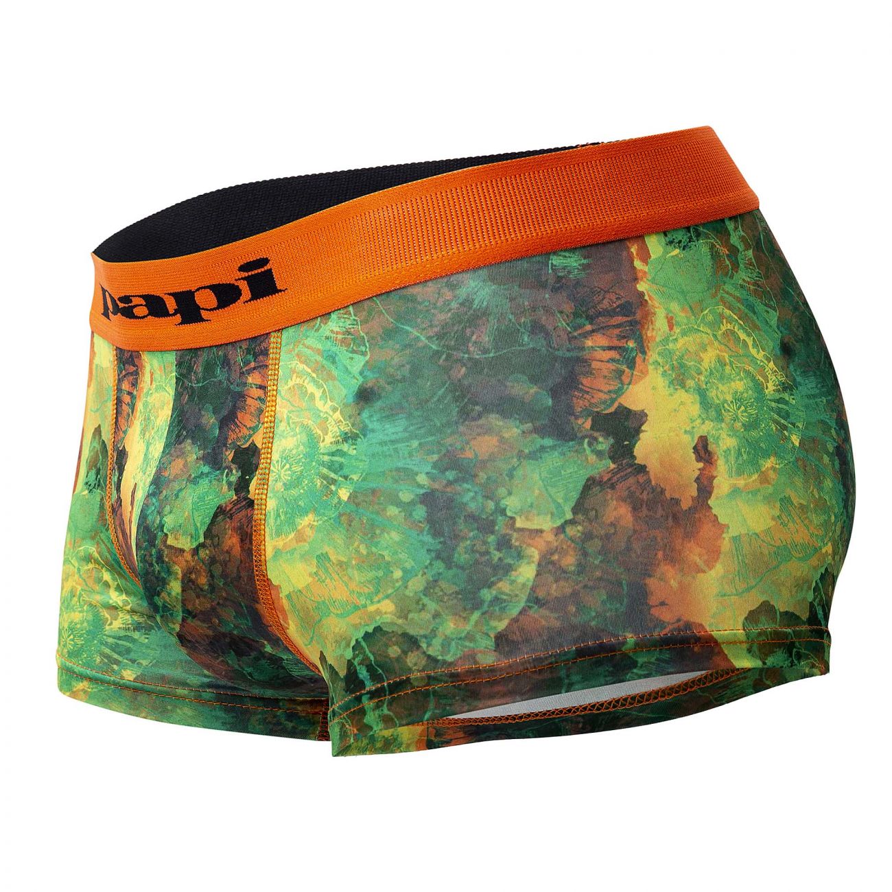 Papi UMPA050 Fashion Microflex Brazilian Trunks Sunrise Multi Print