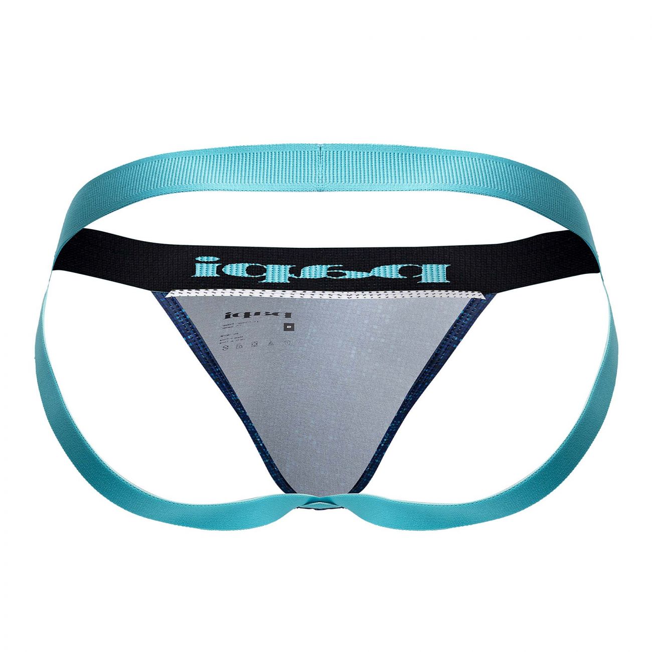 Papi UMPA051 Fashion Microflex Brazilian Jockstrap Blue Pixel Print