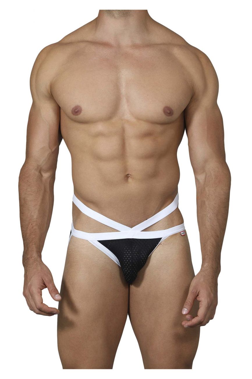 SALE - Mens Pikante Idyllic Open Briefs Black