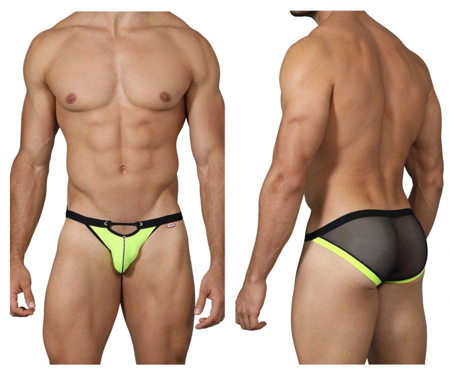 Pikante 0219 Explorers Mesh Bikini Green & Black