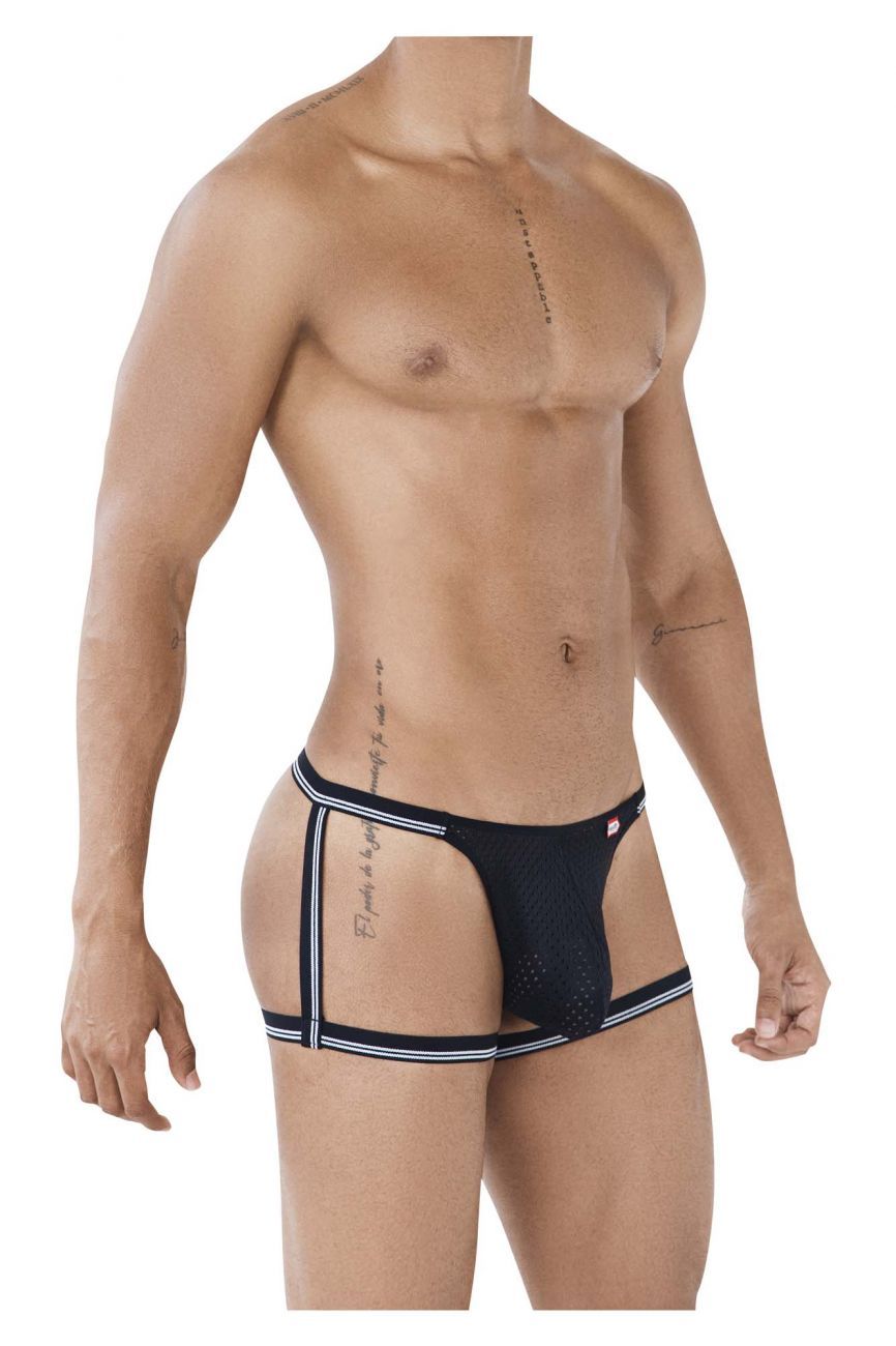 Pikante 0493 Conqueror Thongs Black