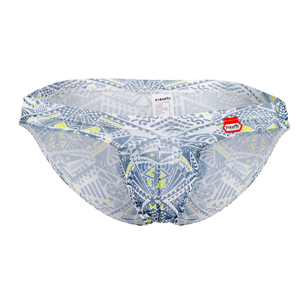 Pikante 0501 Tribal Briefs White Multi