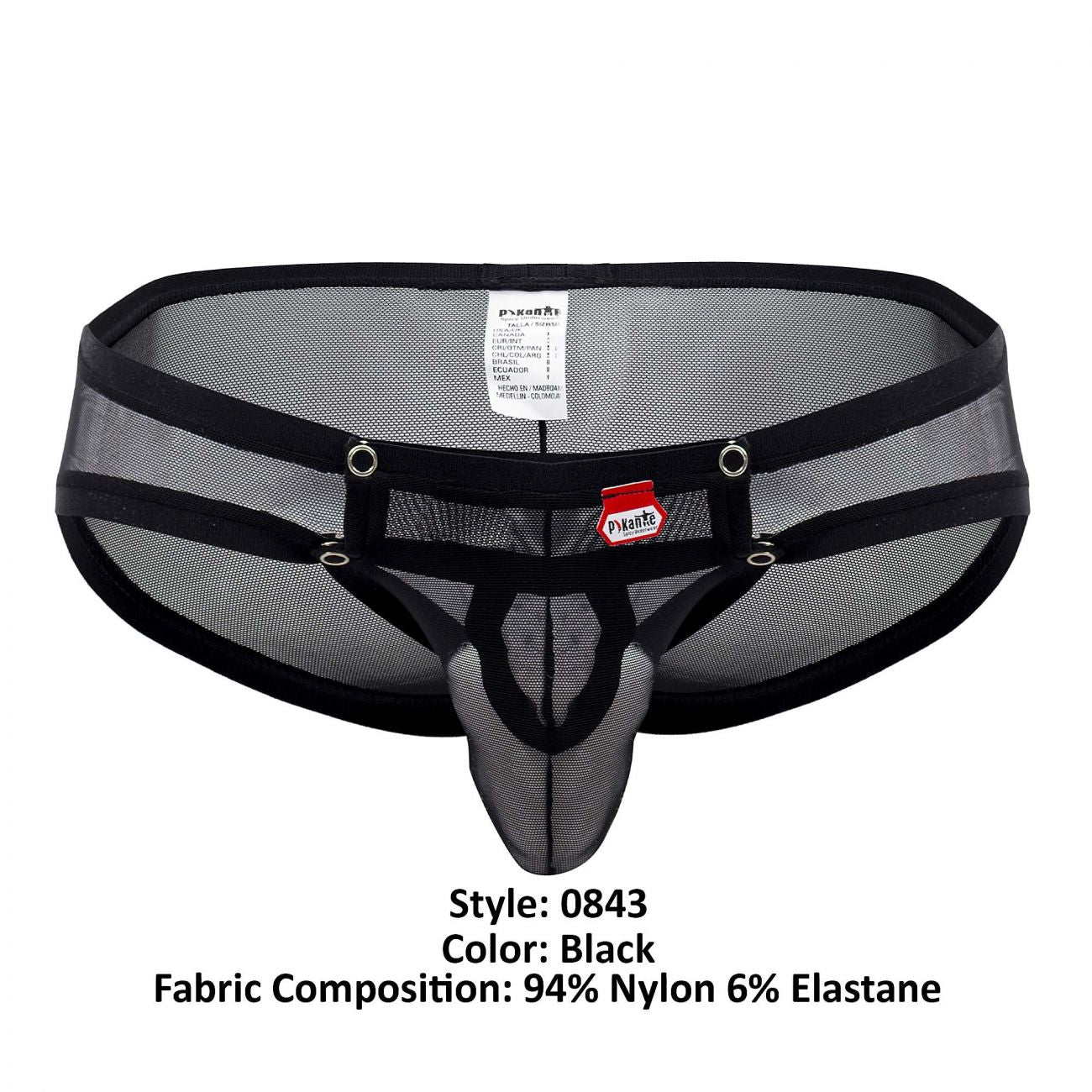 Pikante 0843 Womanizer Briefs Black