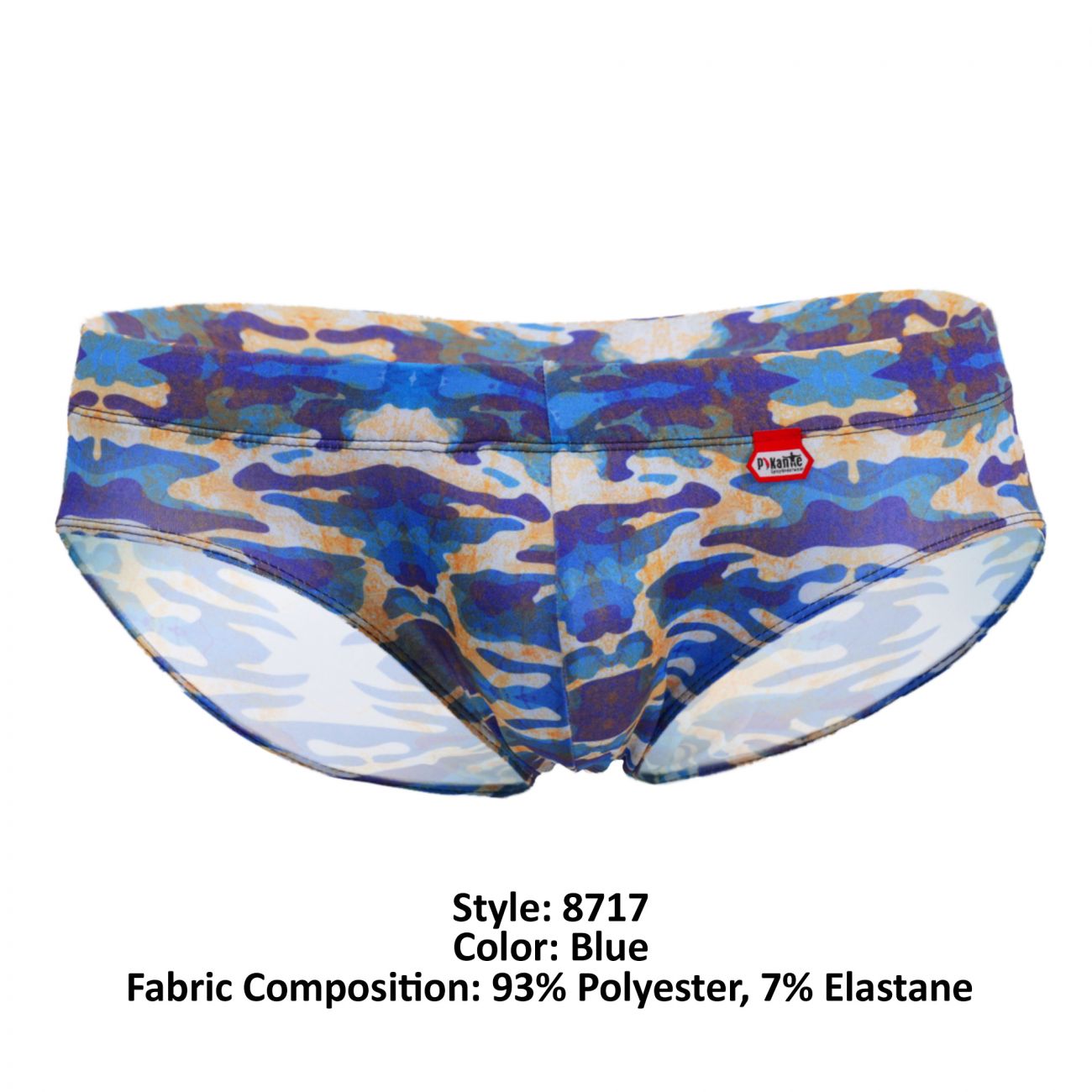 Pikante 8717 Illegal Anatomic Briefs Blue