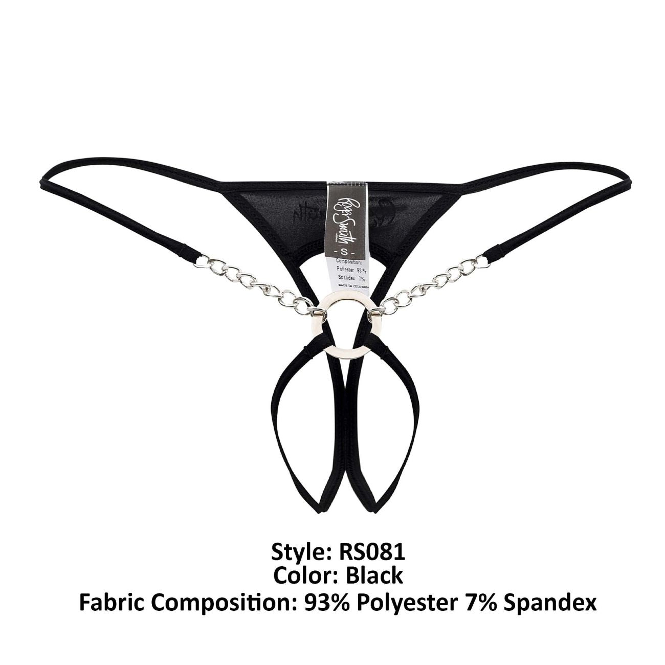 Roger Smuth RS081 Thongs Black
