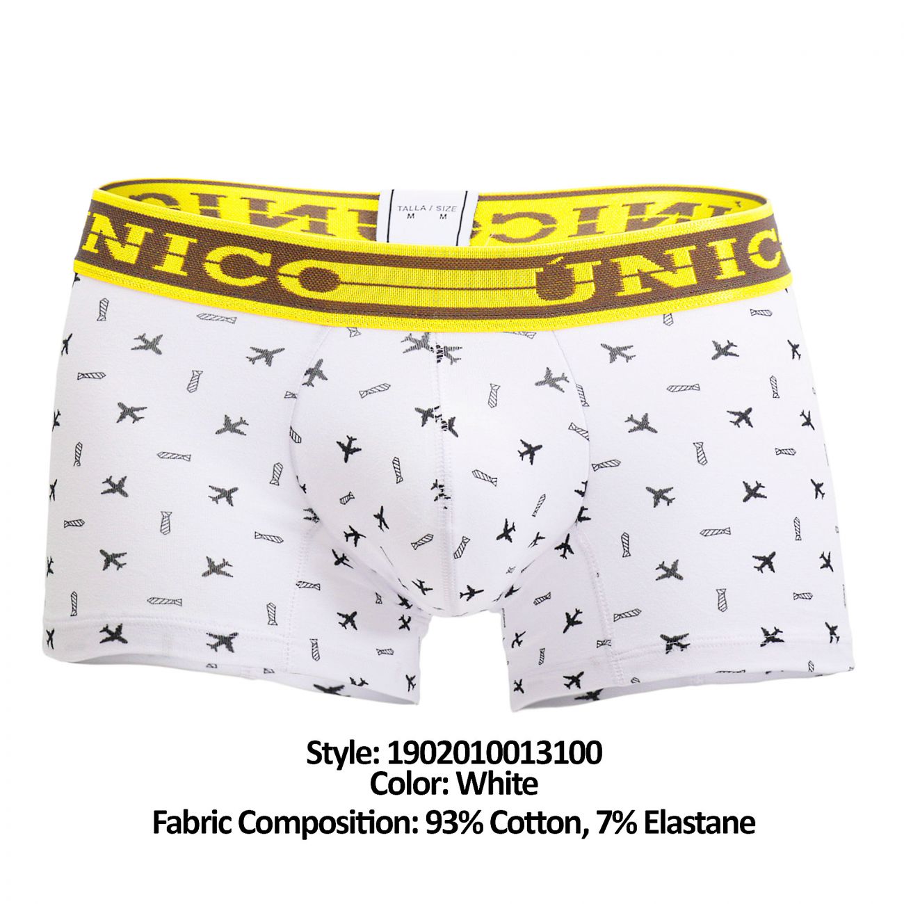 Unico 1902010013100 Trunks Radical White Printed