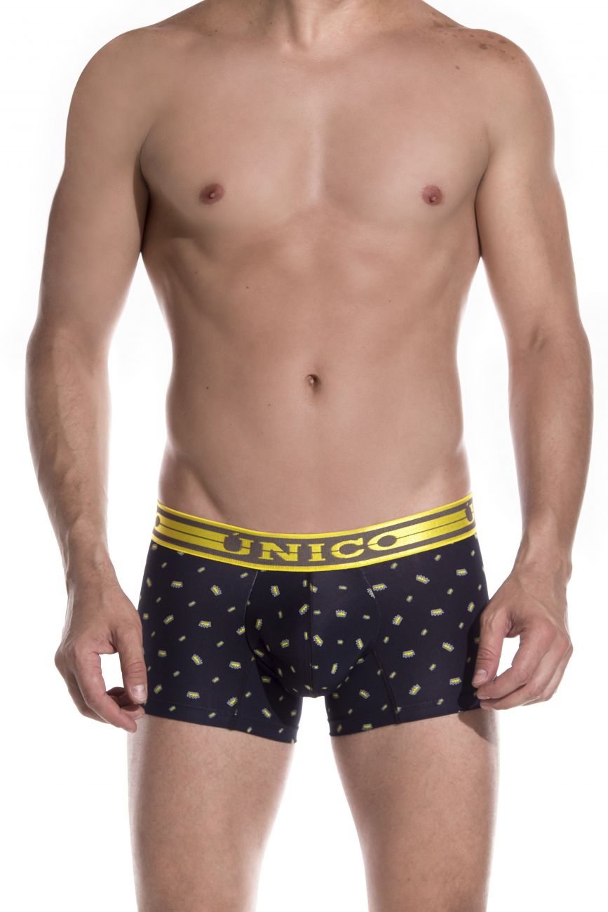 Unico 1902010013299 Trunks Unexpected Black Printed