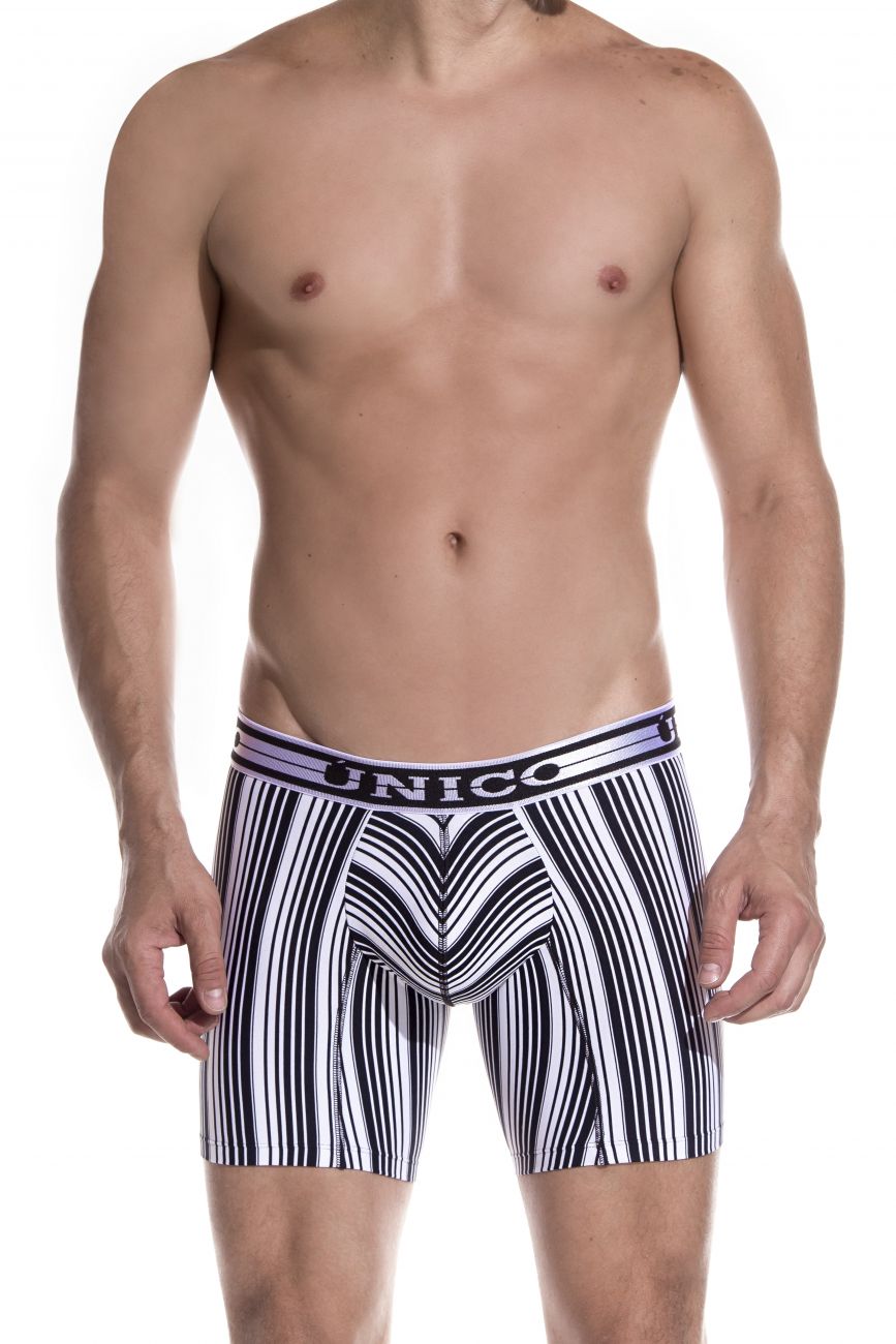 Unico 1902010022552 Boxer Briefs Crossbreed Black-White