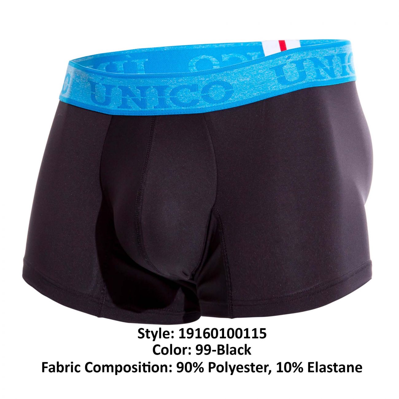 Unico 19160100115 COLORS Dinamico Trunks Black