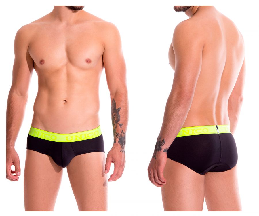 Unico 19160201112 COLORS Corriente Briefs Black