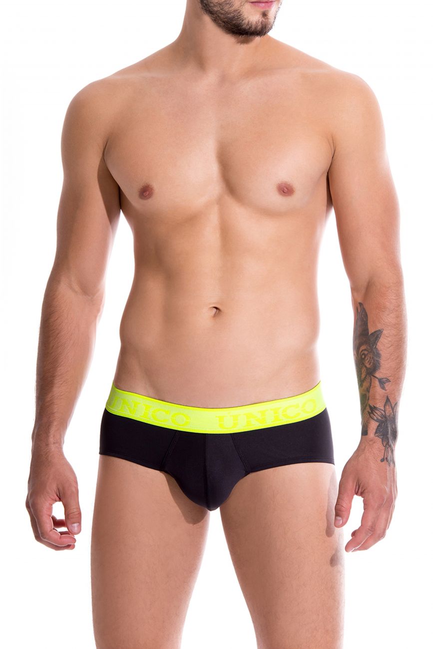 Unico 19160201112 COLORS Corriente Briefs Black