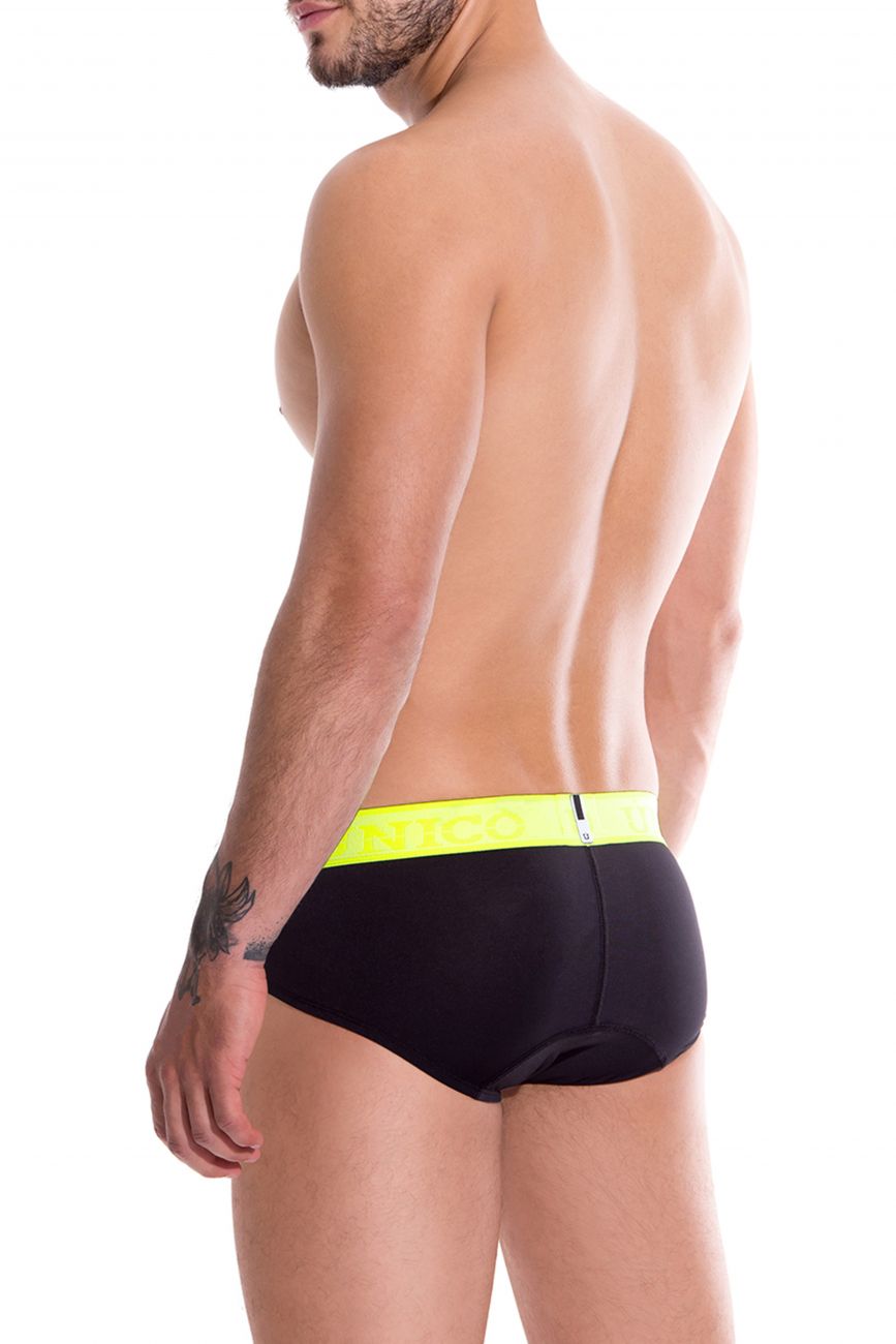Unico 19160201112 COLORS Corriente Briefs Black