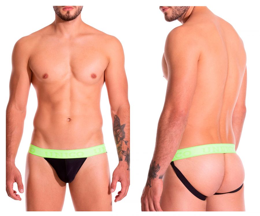 Unico 19160301211 COLORS Captacion Jockstrap Black