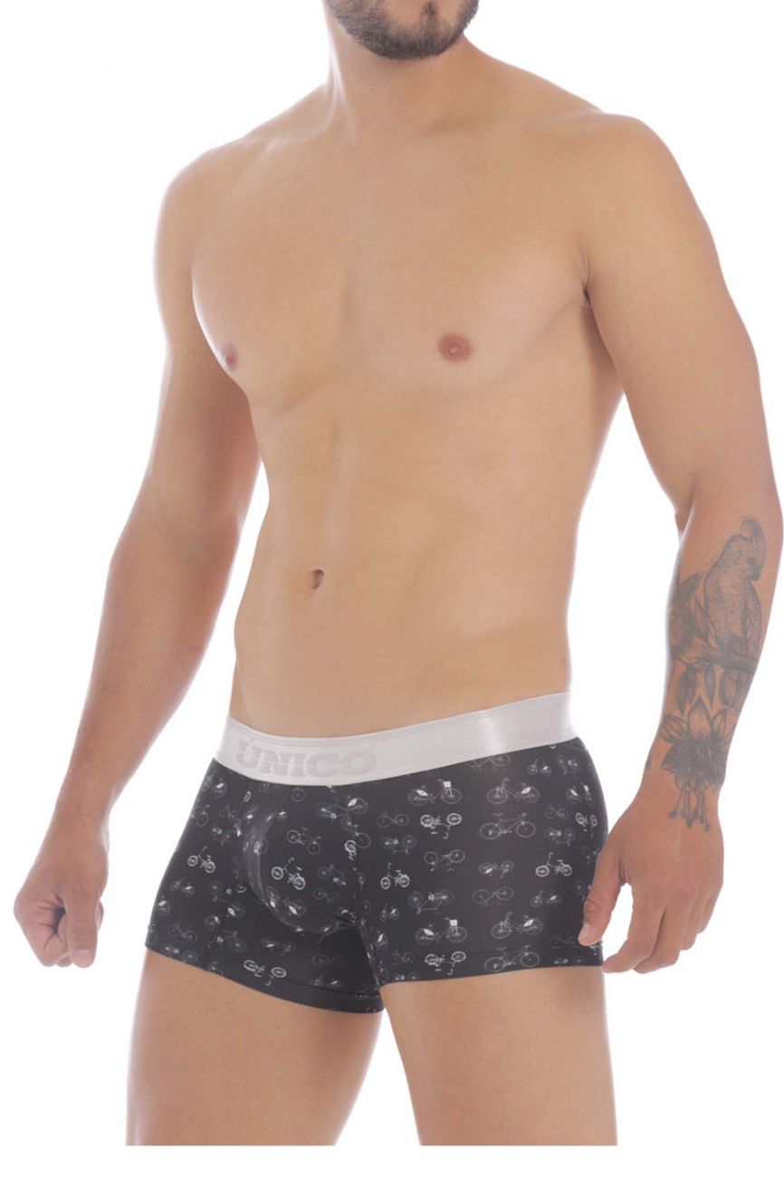 Unico 20070100132 Velocipede Trunks Black Printed