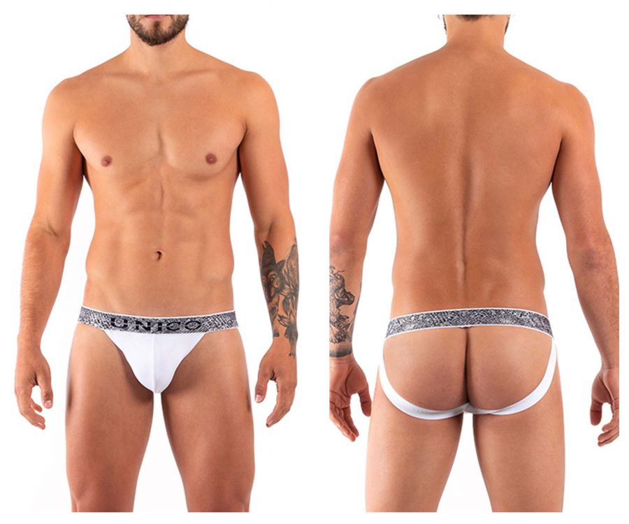 Unico 21070301203 Felt Jockstrap White