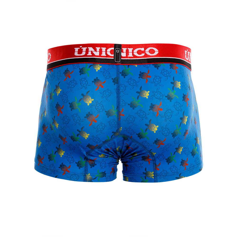 Unico 21100100103 Marine Trutles Trunks Blue Printed