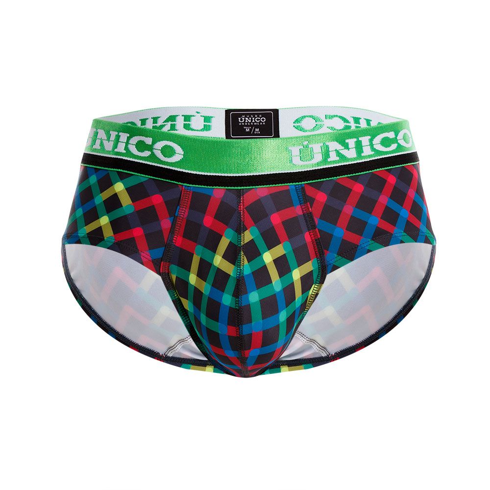 Unico 21100201111 Color-X Briefs Green Multi