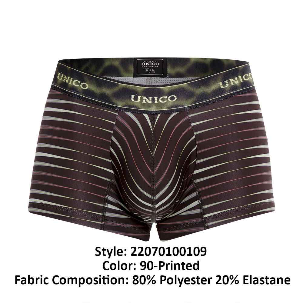 Unico 22070100109 Filo Trunks Black Printed