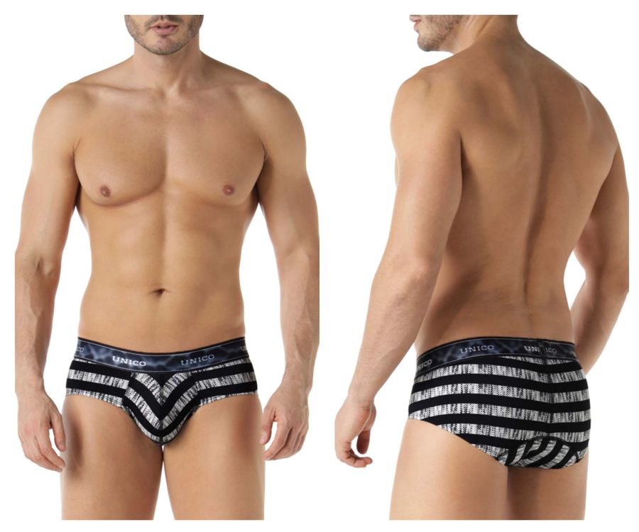 Unico 22080201107 Beteado Briefs Black Printed