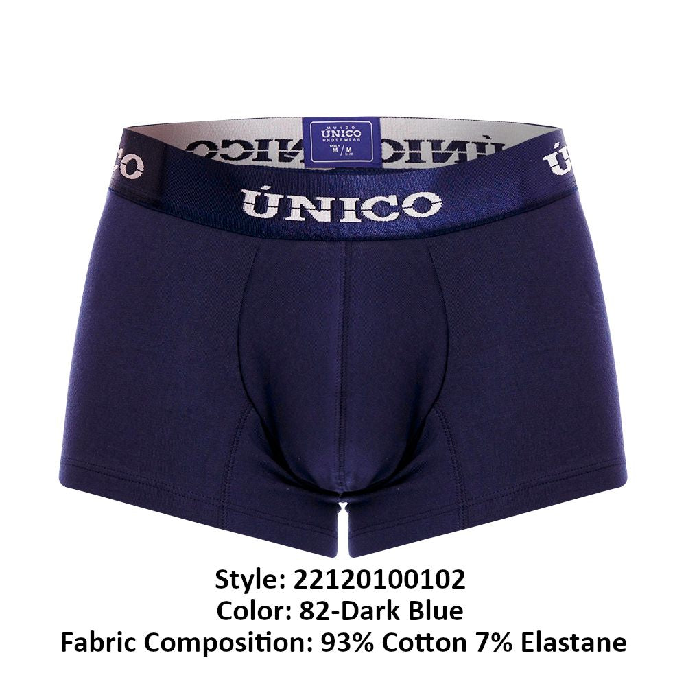 Unico 22120100102 Profundo A22 Trunks Dark Blue Plus Sizes