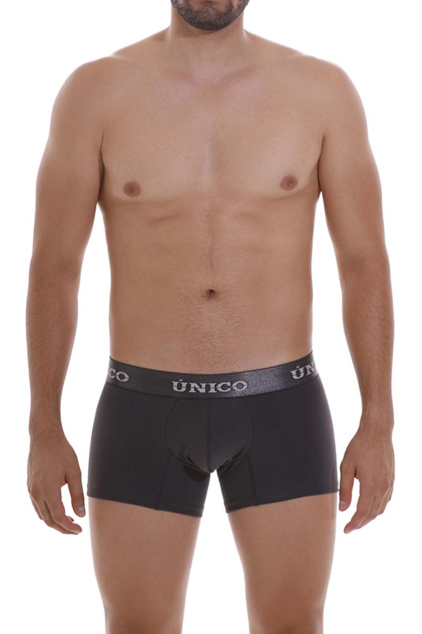 Unico 22120100104 Asfalto A22 Trunks Dark Gray Plus Sizes