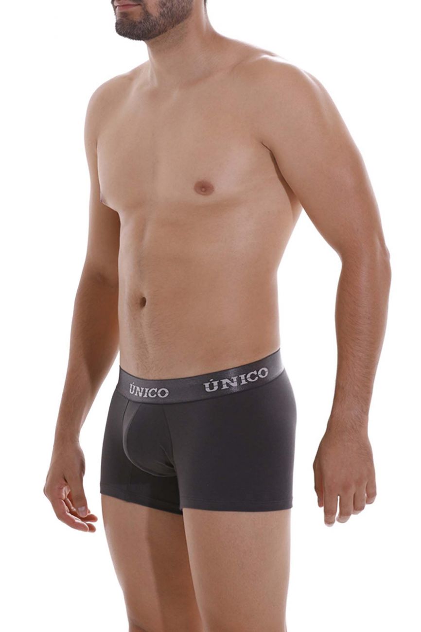 Unico 22120100104 Asfalto A22 Trunks Dark Gray Plus Sizes