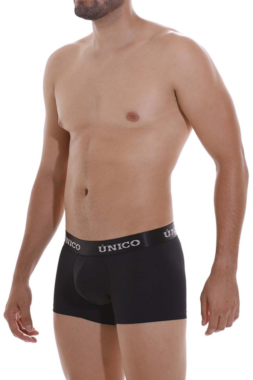 Unico 22120100107 Intenso M22 Trunks Black Plus Sizes