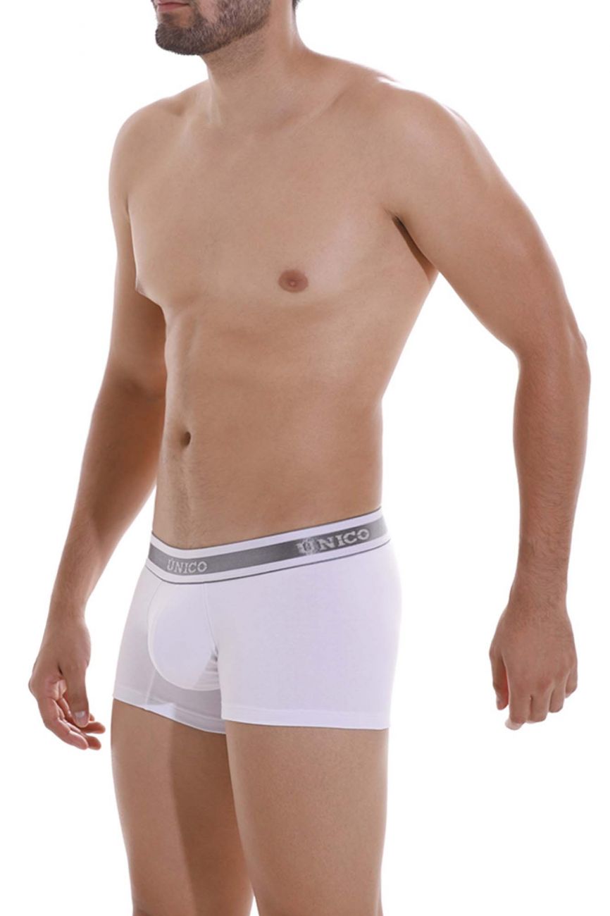 Unico 22120100112 Lustre M22 Trunks White Plus Sizes